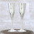 Silver plated champagne flutes, 'Elegant Festivity' (pair) - Silver Plated Champagne Flutes with Textured Motifs (Pair) thumbail