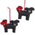 Wool felt ornaments, 'Christmas Pups' (set of 4) - Wool Felt Puppy Ornaments (Set of 4) (image 2b) thumbail