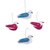 Wool felt ornaments, 'Nature’s Harmony' (set of 4) - Assorted Colorful Wool Felt Bird Ornaments (Set of 4) (image 2a) thumbail