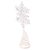 Beaded tree topper, 'Sparkling Snowflake' - Silver Toned Sparkling Snowflake Tree Topper (image 2b) thumbail
