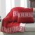 Knit cushion covers, 'Snowflake Charm' (pair) - Snowflake Knit Cushion Covers in Poppy from India (Pair) thumbail