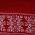 Knit cushion covers, 'Snowflake Charm' (pair) - Snowflake Knit Cushion Covers in Poppy from India (Pair) (image 2d) thumbail