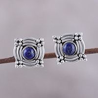 Lapis lazuli stud earrings,
