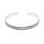 Sterling silver cuff bracelet, 'Twisting Beauty' - Twisting Motif Sterling Silver Cuff Bracelet from India (image 2a) thumbail