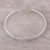 Sterling silver cuff bracelet, 'Twisting Beauty' - Twisting Motif Sterling Silver Cuff Bracelet from India (image 2b) thumbail