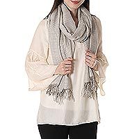 Cashmere blend shawl,