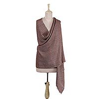 Wool blend shawl,