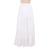 Cotton skirt, 'White Innocence' - Embroidered White Cotton Skirt from India (image 2a) thumbail