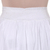 Cotton skirt, 'White Innocence' - Embroidered White Cotton Skirt from India (image 2c) thumbail