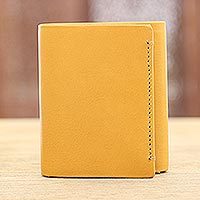 Leather wallet,