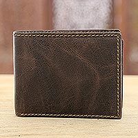 Leather wallet,