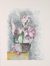 'Lily Enthrall II' - Signed Still Life Lily Painting from India thumbail
