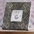 Aluminum photo frame, 'Exotic Diamonds' (3x3) - Diamond Pattern Aluminum Photo Frame from India (3x3) thumbail