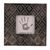Aluminum photo frame, 'Exotic Diamonds' (3x3) - Diamond Pattern Aluminum Photo Frame from India (3x3) (image 2a) thumbail