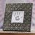 Aluminum photo frame, 'Silver Squares' (3x3) - Square Pattern Aluminum Photo Frame from India (3x3) (image 2) thumbail