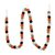 Wool felt garland, 'Halloween Colors' - Halloween-Themed Wool Felt Garland from India thumbail