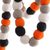 Wool felt garland, 'Halloween Colors' - Halloween-Themed Wool Felt Garland from India (image 2c) thumbail