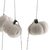 Wool felt ornament garland, 'Chic Pumpkins' - Wool Felt Pumpkin Ornament Garland in Ivory from India (image 2c) thumbail