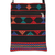 Cotton sling bag, 'Geometric Pattu' - Geometric Cotton Sling in Black and Multicolor from India (image 2c) thumbail