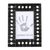 Resin mosaic photo frame, 'Hexagonal Flair' (4x6) - Hexagon Pattern Resin Mosaic Photo Frame from India (4x6) (image 2b) thumbail