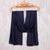 Viscose blend shawl, 'Sapphire Shimmer' - Embellished Viscose Blend Shawl in Indigo from India (image 2b) thumbail