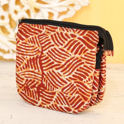 Batik cotton sling, Creative Design in Russet