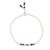 Multi-gemstone beaded anklet, 'Chakra Orbs' - Multi-Gemstone Beaded Chakra Anklet from India (image 2a) thumbail