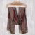 Jamawar wool shawl, 'Colorful Paisleys' - Paisley Motif Jamawar Wool Shawl from India thumbail
