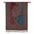 Jamawar wool shawl, 'Colorful Paisleys' - Paisley Motif Jamawar Wool Shawl from India (image 2b) thumbail
