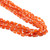 Carnelian torsade necklace, 'Bright Sunset' - Multi-Strand Carnelian and Sterling Silver Necklace (image 2d) thumbail