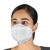 Cotton face masks 'Embroidered Elegance' (set of 3) - 3 Cotton 2-Layer White Embroidered Face Masks from India thumbail