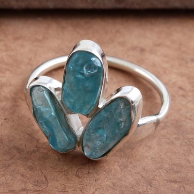 Apatite cocktail ring, Apatite for Friendship