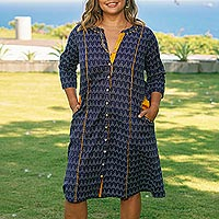 Featured review for Cotton shirtdress, Pyramid Fantasy