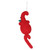 Wool felt ornaments, 'Candy Cane Santas' (set of 9) - Set of 9 Santa Candy Cane Wool Felt Ornaments (image 2c) thumbail