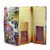 Hand painted leather wallet, 'Sundance' - Hand Crafted Leather Floral Wallet from India (image 2e) thumbail
