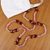 Quartz face mask lanyard, 'Protected Heart' - Pink Quartz Face Mask Lanyard thumbail