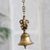 Brass home accent, 'Ganesha's Song' - Hanging Brass Ganesha-Themed Bell from India (image 2) thumbail