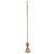 Brass home accent, 'Ganesha's Song' - Hanging Brass Ganesha-Themed Bell from India thumbail