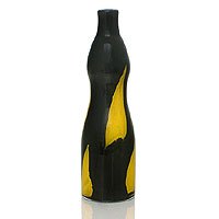 Blown glass vase,