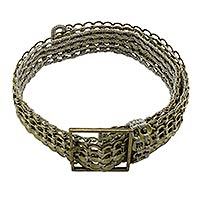Soda pop-top belt,