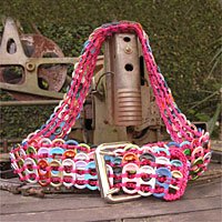 Soda pop-top belt,
