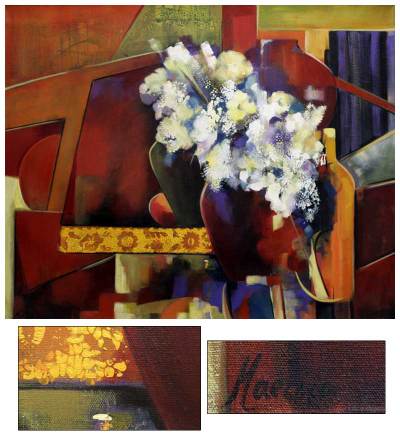 'Mirror IV' (2007) - Still Life Cubist Painting