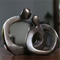 Bronze sculpture Alliance Brazil