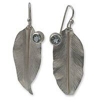 Aquamarine dangle earrings,
