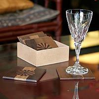 Cedarwood coasters,