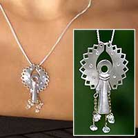 Diamond pendant necklace Angel Raphael Brazil