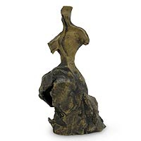 Bronze sculpture Lady Brazil