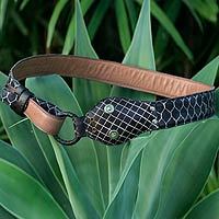 Leather belt,