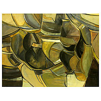 'Tin Pots' (2011) - Brazilian Abstract Painting