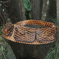 Leather belt bag Wilderness Brazil